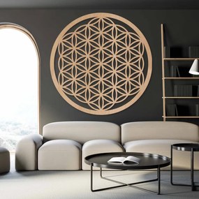 Drevená dekorácia Kvet života – posvätná geometria a mandala na stenu | SENTOP PR0168-akcia20