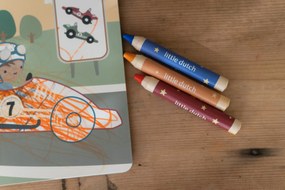 Omaľovánky s pastelkami Doprava Jim