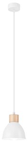 Luster na lanku NICO 1xE27/60W/230V biela