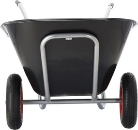GARDEN LINE Záhradný fúrik – objem 280 l, čierny