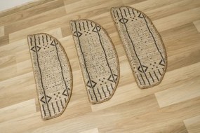 Nášľap na schody Terra Aztec 04 línie, béžový / grafitový