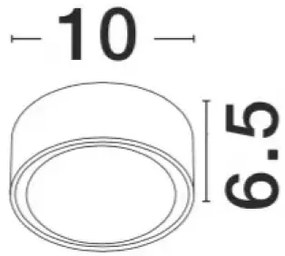 Vonkajšie záhradné svietidlo Focus 10 biele