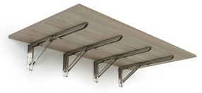 Sklápací stôl na stenu, 1200 x 600 mm, nosnosť 60 kg, dub přrrodný