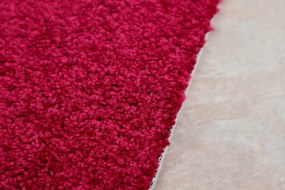 Vopi, AKCIA: 57x21 cm Kusový koberec Eton vínovo červený - neúčtujeme odrezky z role - obšitý zo všetkých strán, šíře, červená, filc, kuchyňa