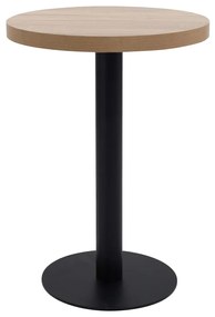 Bistro stolík bledohnedý 60 cm MDF 286421