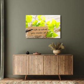 Obraz - Citát (90x60 cm)