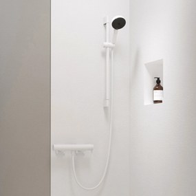 Hansgrohe Tecturis E, páková sprchová batéria, biela matná, HAN-73620700