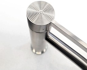 Rea Foster, umývadlová batéria h-180, brúsená oceľ, REA-B6323