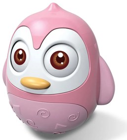 Kývajúca hračka Baby Mix tučniak ružový