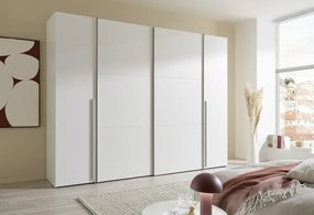 Šatníková skriňa Maturs, 267 cm, biela