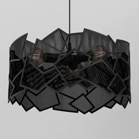 Luster na lanku CAMO 3xE27/15W/230V čierna