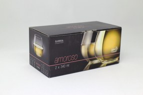 Crystalex poháre Amoroso 340 ml 2 ks