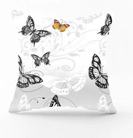 Obliečka na vankúš motýle Veľkost obliečok: 40 x 40 cm, Zapínanie: Gombíky