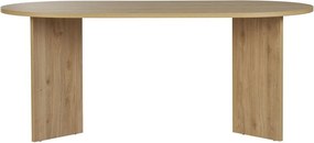 Jedálenský stôl v dekore duba 89,5x180 cm Sablin – Kalune Design