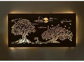 Li-Go 5307/DUB2 - LED stmievateľná nástenná dekorácia LED/24W/230V 120x60 cm dub