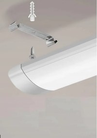 ECOLIGHT LED dielenské svietidlo 150cm - 230V - 50W - IP20 - neutrálna biela