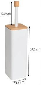 WC kefa - biela s bambusom