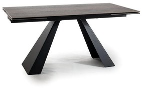 Jedálenský stôl Salvadore 180 x 90 cm, tmavo hnedá