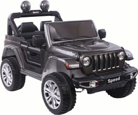 LEAN CARS Elektrické vozidlo na akumulátor FT-938 čierne lakované 4x4