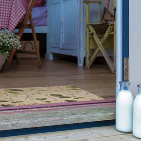 Rohožka z kokosového vlákna 40x60 cm Watercolour Leaves – Artsy Doormats