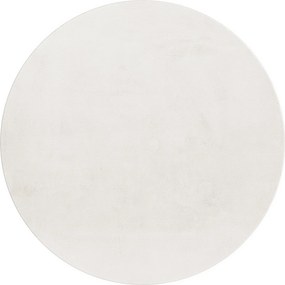 Ayyildiz 200x200 (průměr) kruh cm Kusový koberec Pouffy 5100 Cream kruh, biela, obývacia izba