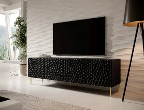 HOLE TV Stand 190 black mat/ black mat
