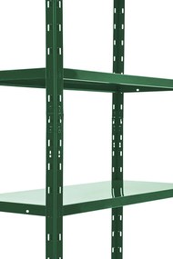 Trestles Regál Limited Patinagreen, RAL6000, 1800x900x400 RP5NF-40-5-6000