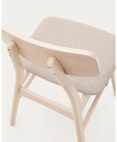 Jedálenská stolička v dekore duba v béžovo-prírodnej farbe v súprave 2 ks Selia – Kave Home