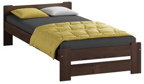 Vyvýšená masívna posteľ Euro 90x200 cm vrátane roštu Dub
