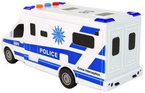 Lean Toys Policajné auto na trecí pohon – Svetelné a zvukové efekty