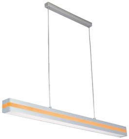 Luster na lanku OFINNA 1xG5/28W/230V strieborná/oranžová