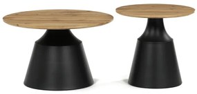 Autronic BONTEC Konferenčný stolík 70x70cm, mdf, dub artisan, CT-F4150 ART Farba: Hnedá