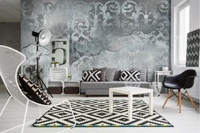 Gario Fototapeta Strieborné vintage ornamenty Materiál: Vliesová, Rozmery: 300 x 210 cm
