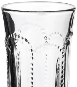 Súprava 4 ks pohárov na šampanské DAPHNE 160 ml číra