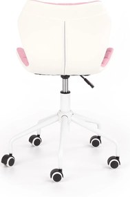 Detská otočná stolička MAGIC svetlo ružová