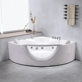 BPS-koupelny Hydromasážna vaňa HYD-SIG635W 150x150 bez ohrevu