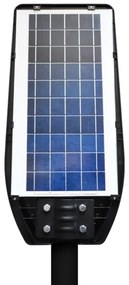 LED solárne pouličné svietidlo VIA 100W/10000 mAh 3,2V 6000K IP54 + diaľkové ovládanie