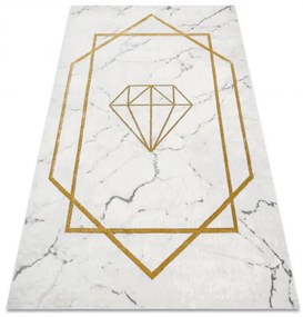 Koberec EMERALD exkluzívny 1019 glamour, diamant, mramor krém / zlatý