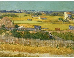 Obraz - 40x30 cm reprodukcia The Harvest, Vincent van Gogh – Fedkolor