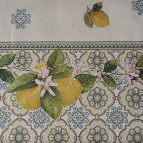 GOBELÍNOVÝ OBRUS LEMON 140X180 CM VZOROVANÝ