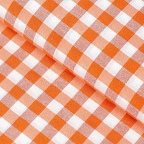Biante Dekoračné prestieranie na stôl Rebeka RE-005 Oranžovo-biela kocka stredná 35x45 cm
