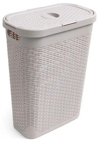 Béžový kôš na bielizeň Addis Calico, 40 l