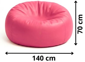 Sedací vak guľa ružová EMI