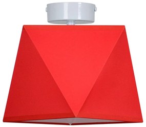 Stropné svietidlo Diamond, 1x textilné tienidlo (výber zo 4 farieb), (výber z 2 farieb konštrukcie)