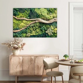 DUBLEZ | Imitácia machového obrazu - Konár v lese