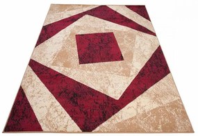 Kusový koberec PP Gil vínový 60x100cm