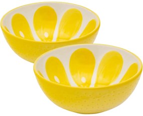 Altom Sada keramických misiek Tropicana citrón12,5 cm, 2 ks