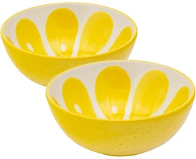 Altom Sada keramických misiek Tropicana citrón12,5 cm, 2 ks