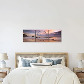 Obraz - Praia da Adraga (s hodinami) (90x30 cm)