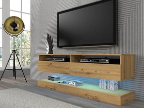 TV stolík/skrinka Dual 160 (dub artisan). Akcia -19%. Vlastná spoľahlivá doprava až k Vám domov. 1124830